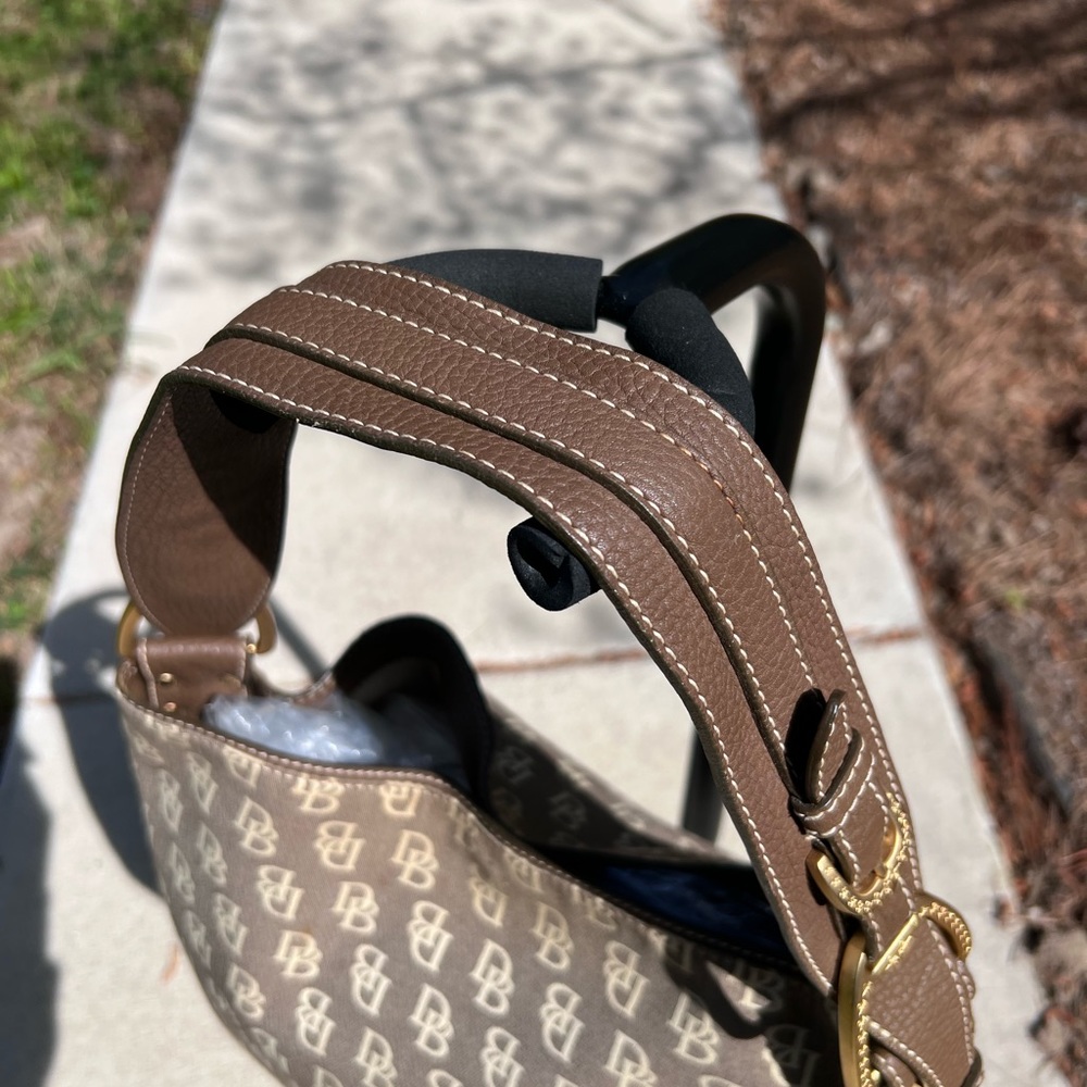 Dooney & Bourke “Db” Signature Logo Pattern Canva… - image 3